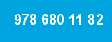 978 680 11 82 978 680 11 82